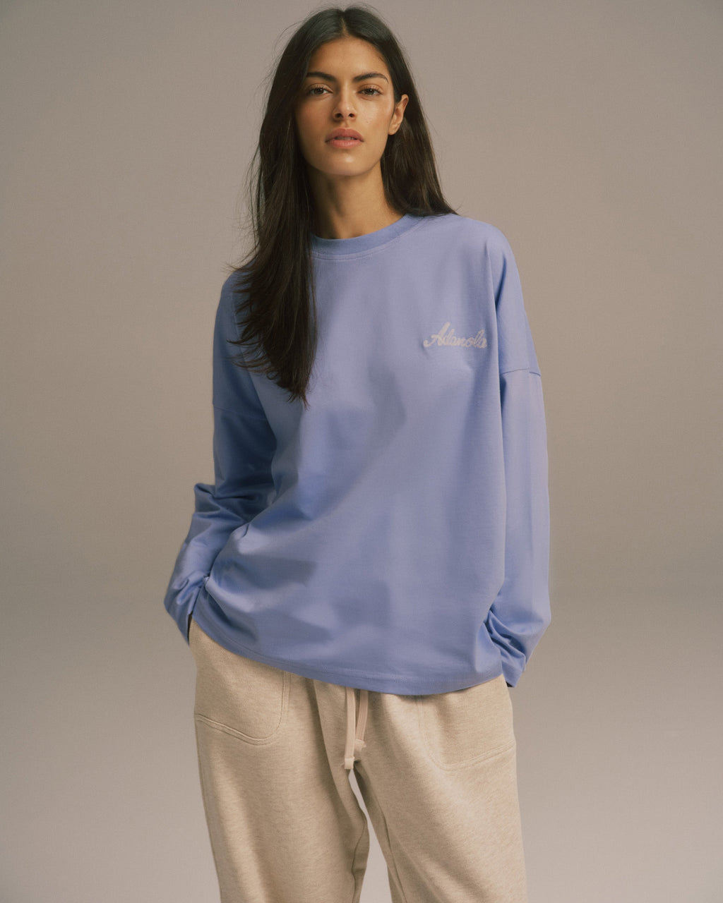 Drop Shoulder T-shirt - Washed Lavender