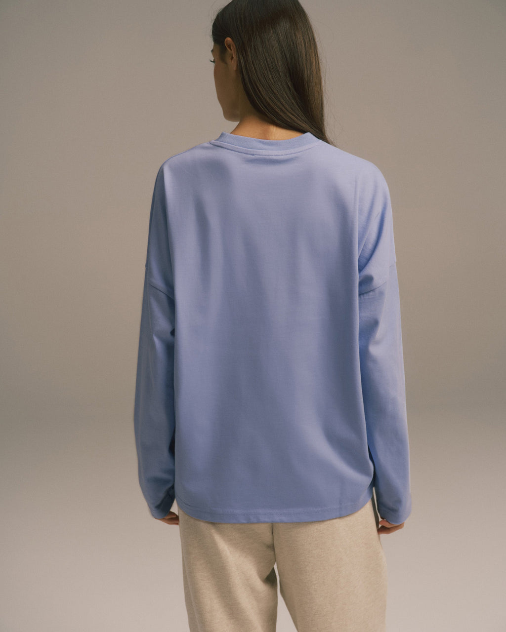 Drop Shoulder T-shirt - Washed Lavender