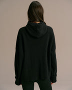Balaclava Knit Hoodie - Black