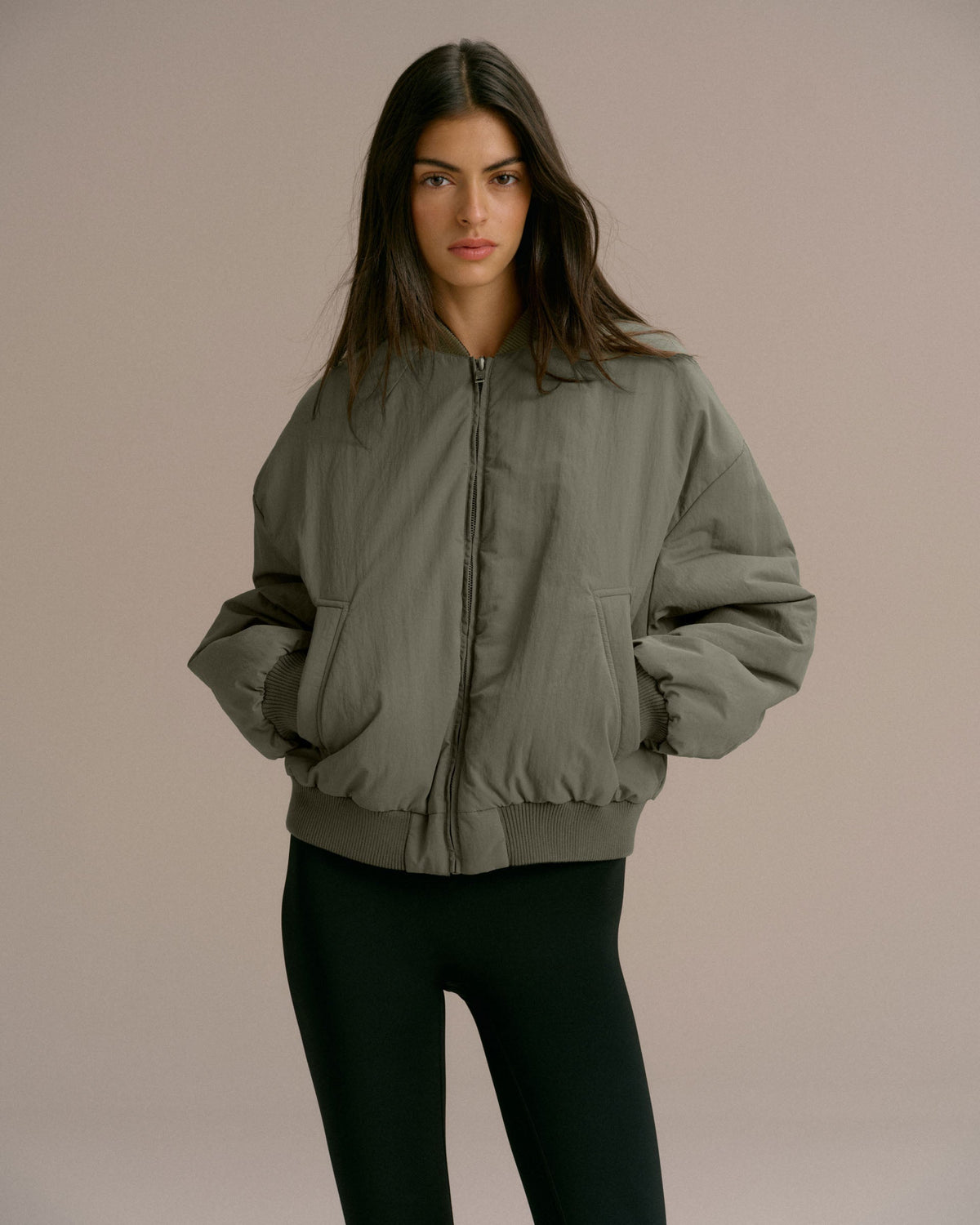 Reversible Bomber Jacket - Black