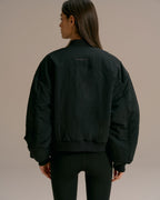 Reversible Bomber Jacket - Black
