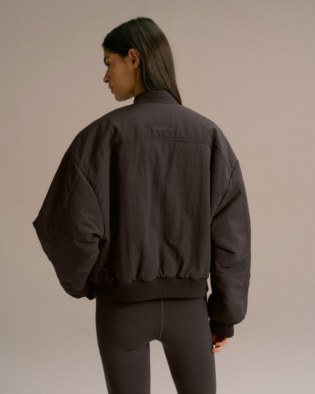 Reversible Bomber Jacket - Coffee Bean