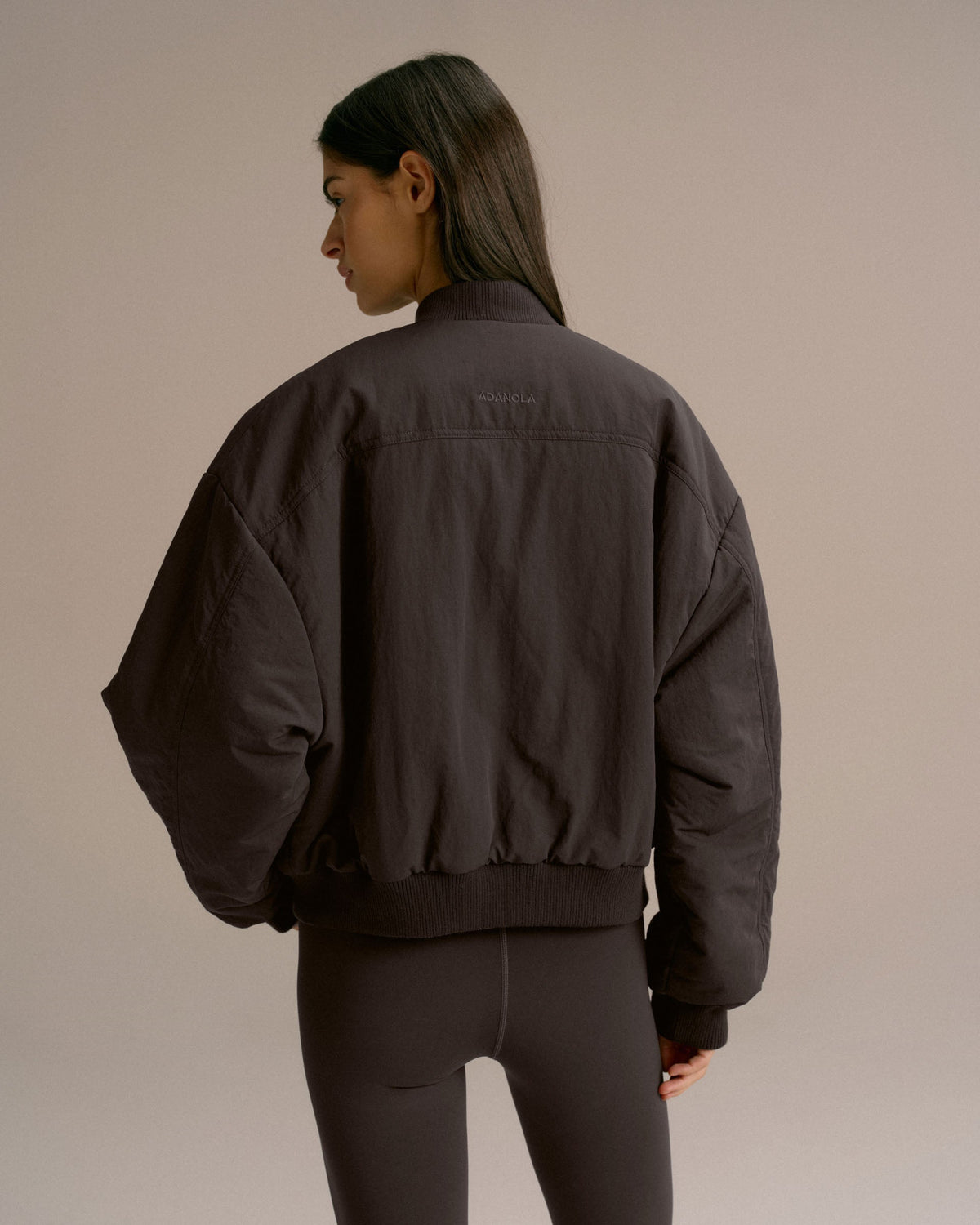 Reversible Bomber Jacket - Coffee Bean