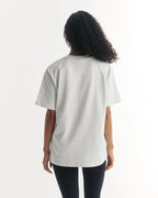 Oversized T-shirt - Light Grey Melange