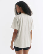 Oversized T-shirt - Light Grey Melange