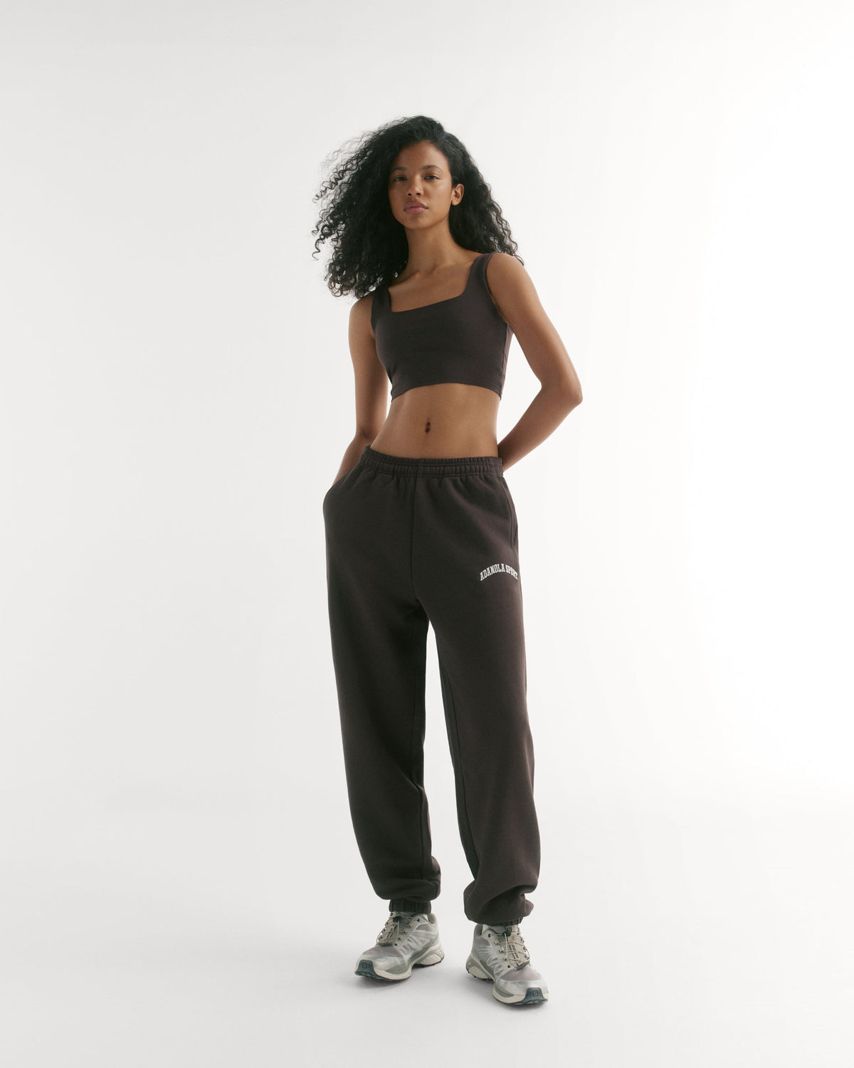 Cuffed Sweatpants - Coffee Bean
