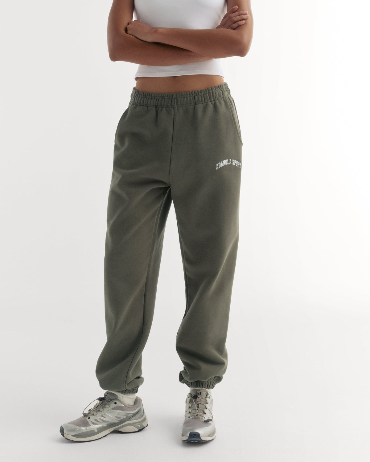 Cuffed Sweatpants - Olive Green