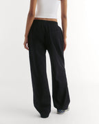 Cotton Pull on Pants - Black
