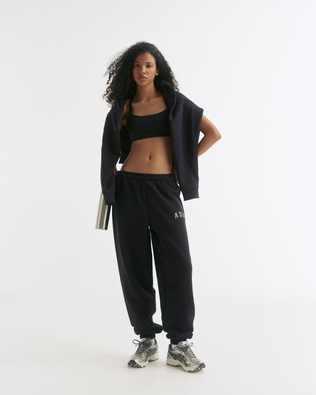 Cuffed Sweatpants - Black
