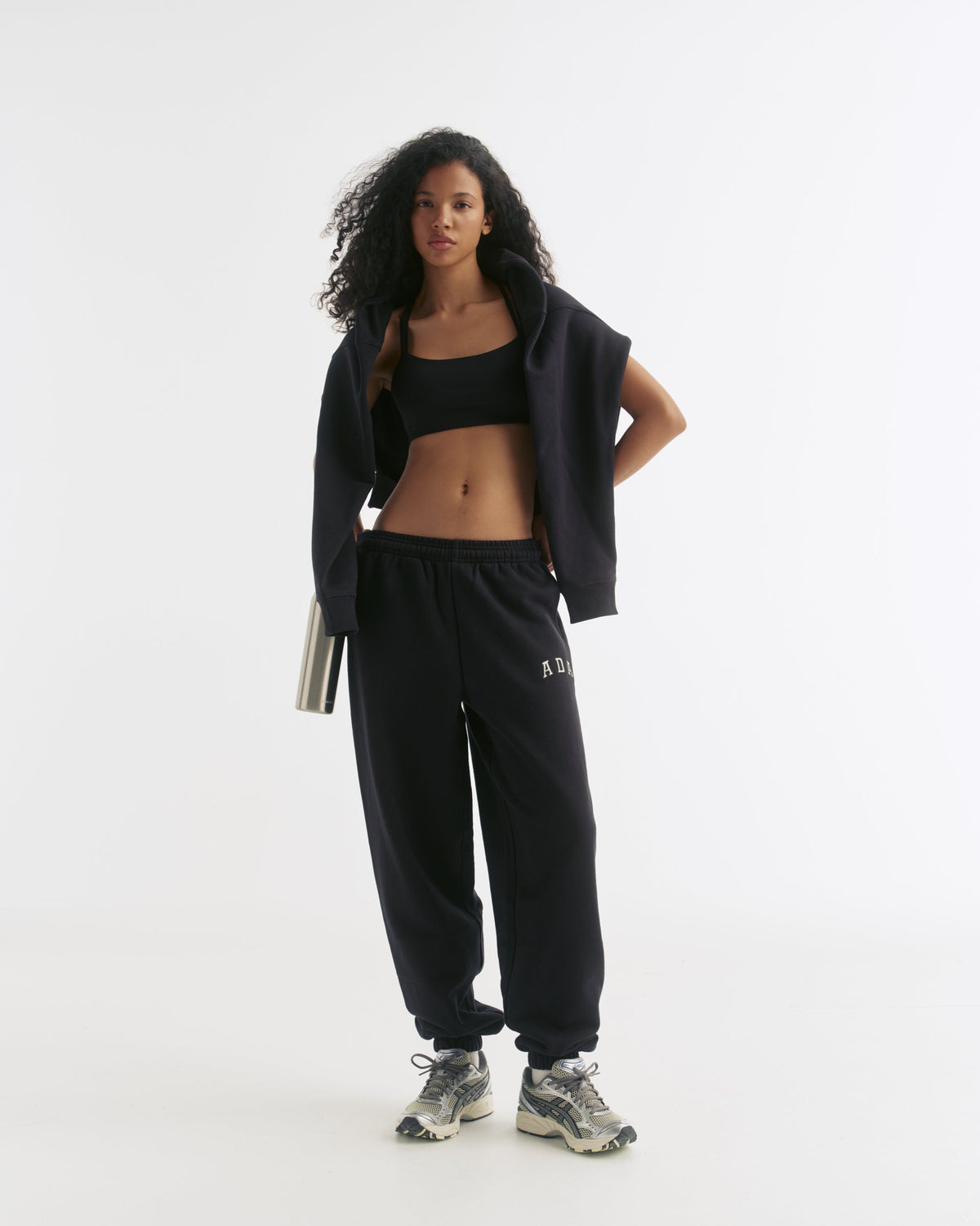 Cuffed Sweatpants - Black