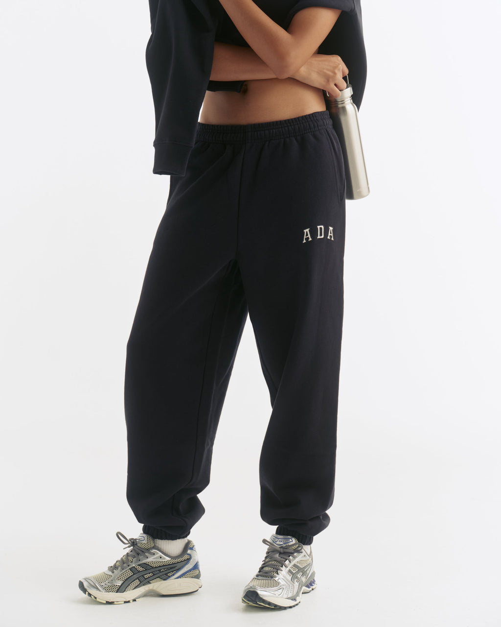 Cuffed Sweatpants - Black