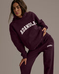 Oversized Hoodie - Dark Cherry