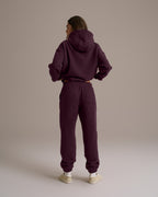 Oversized Hoodie - Dark Cherry