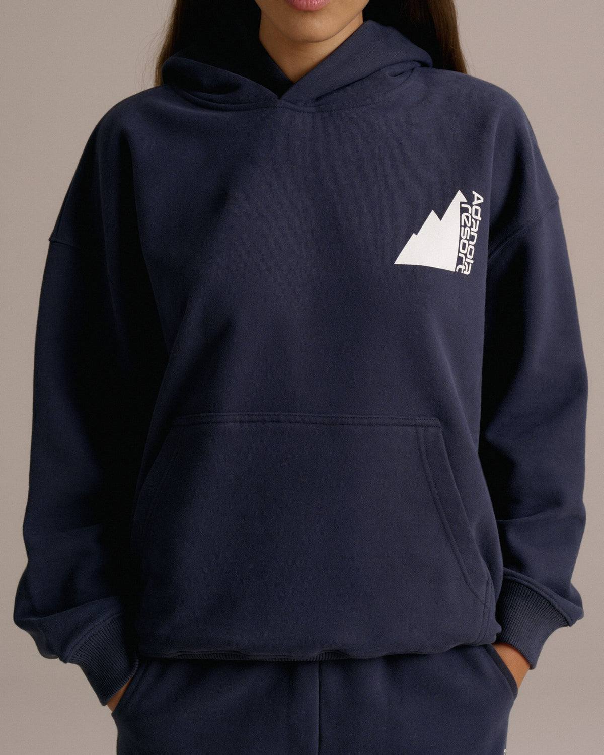 Oversized Hoodie - Navy Blue