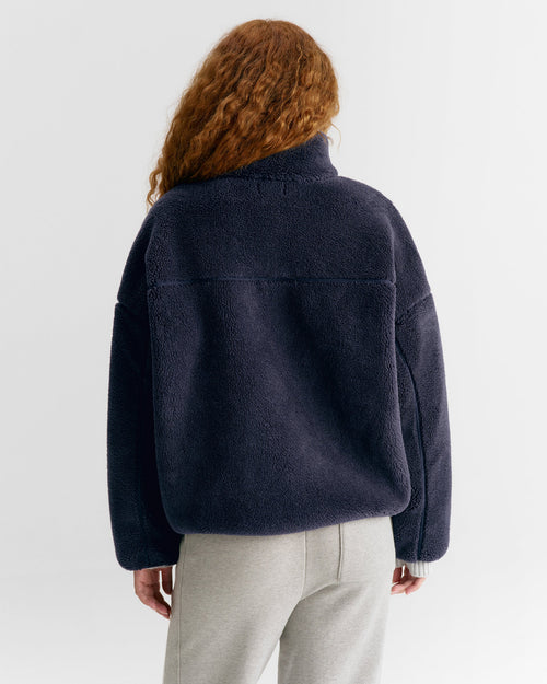 Pocket Fleece - Navy Blue