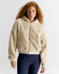 Cropped Hooded Fleece - Oatmeal