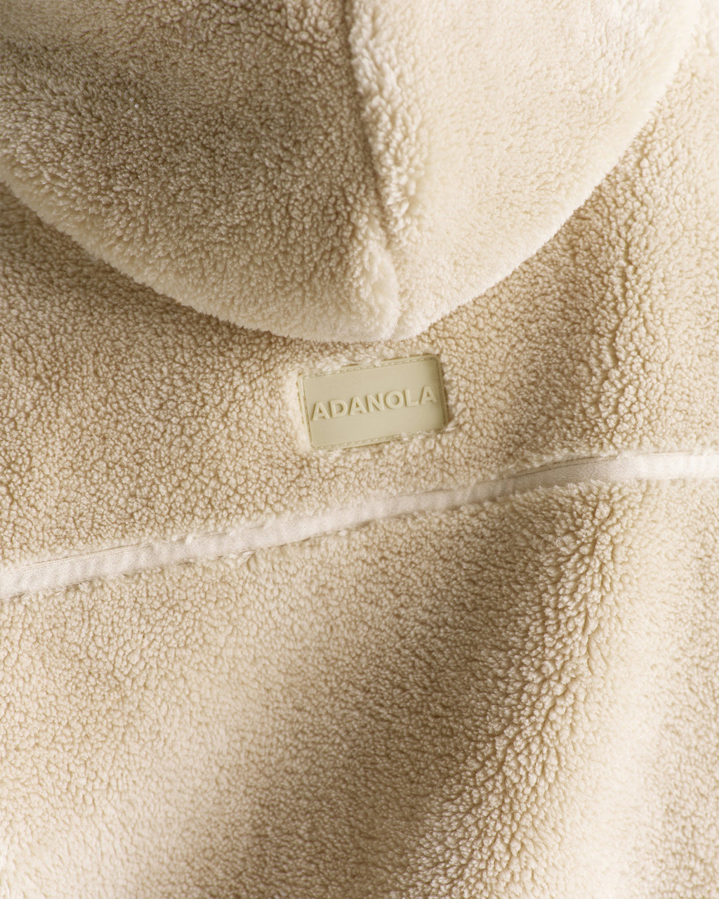 Cropped Hooded Fleece - Oatmeal