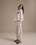 Cuffed Sweatpants - Light Grey Melange
