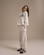 Cuffed Sweatpants - Light Grey Melange