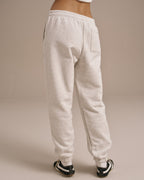 Cuffed Sweatpants - Light Grey Melange