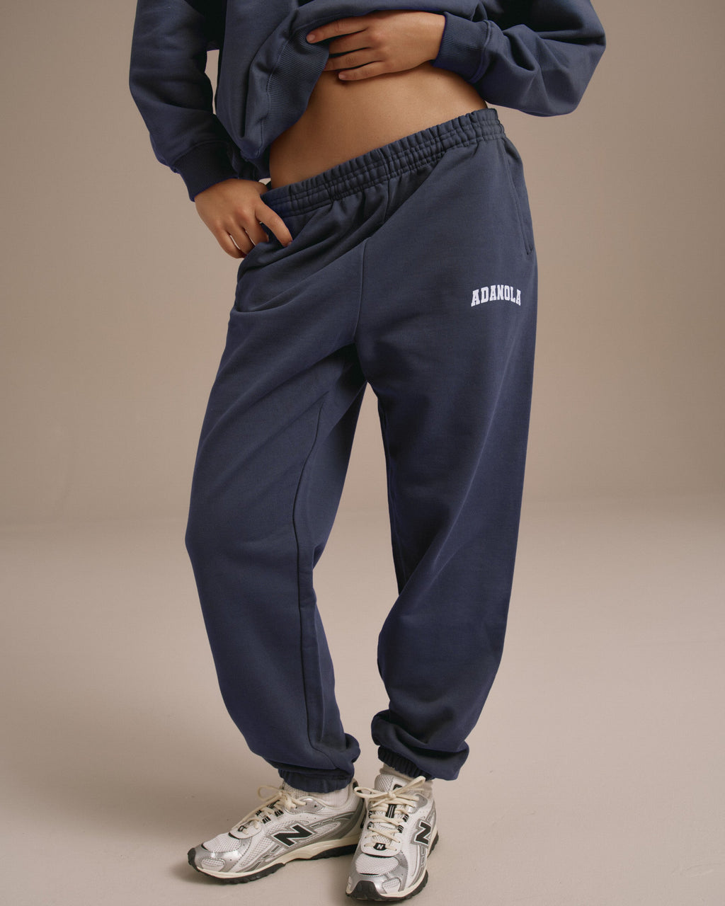 Cuffed Sweatpants - Washed Midnight Blue