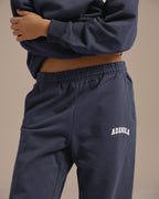 Cuffed Sweatpants - Washed Midnight Blue