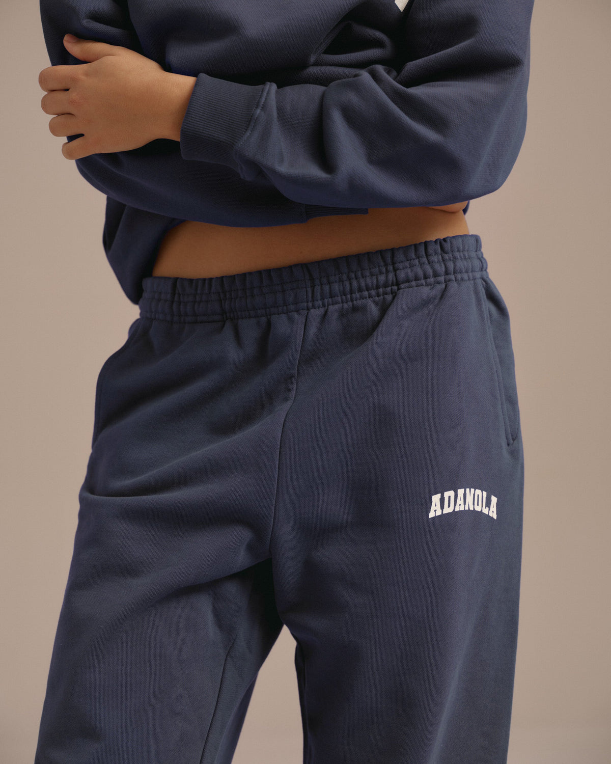 Cuffed Sweatpants - Washed Midnight Blue