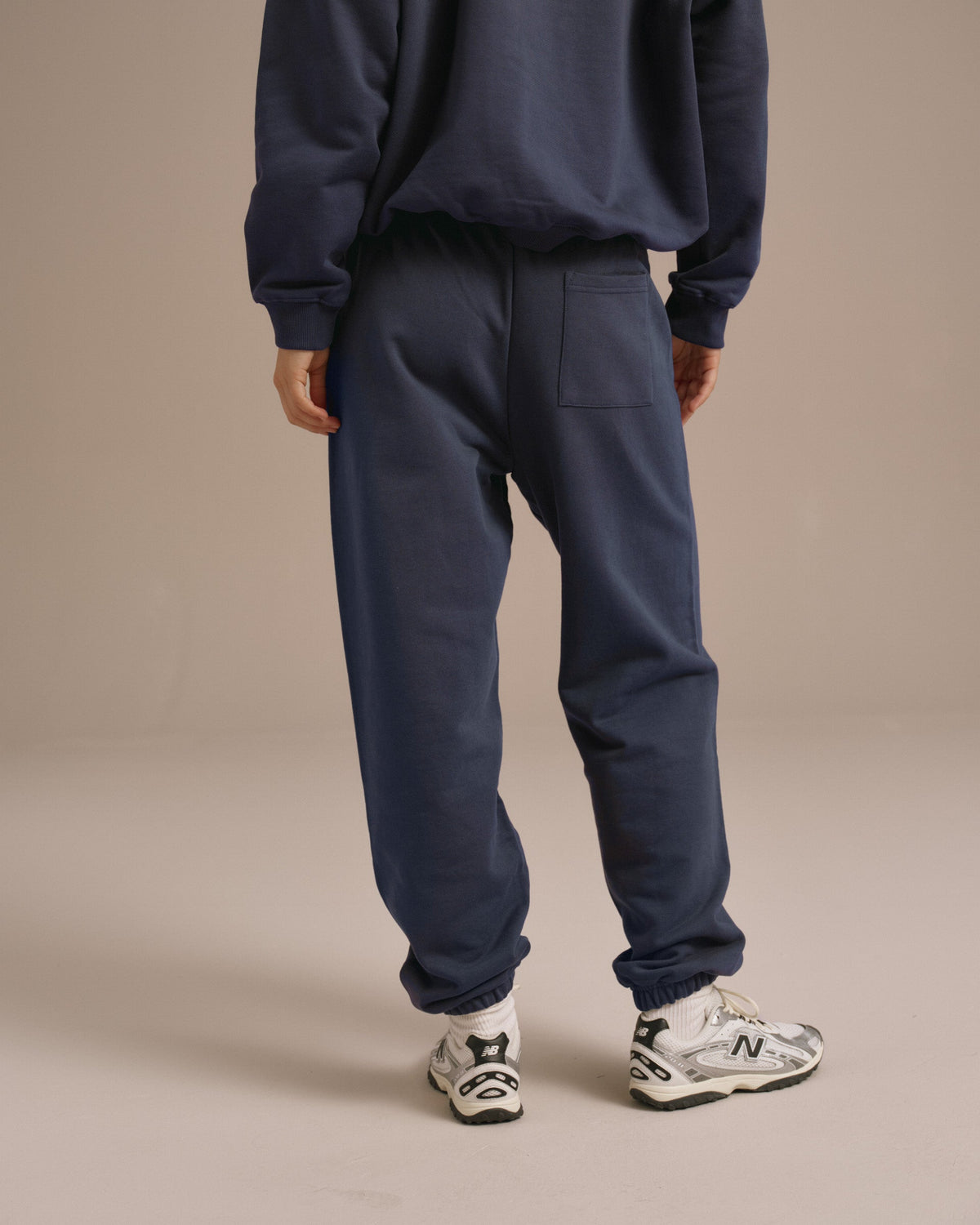 Cuffed Sweatpants - Washed Midnight Blue