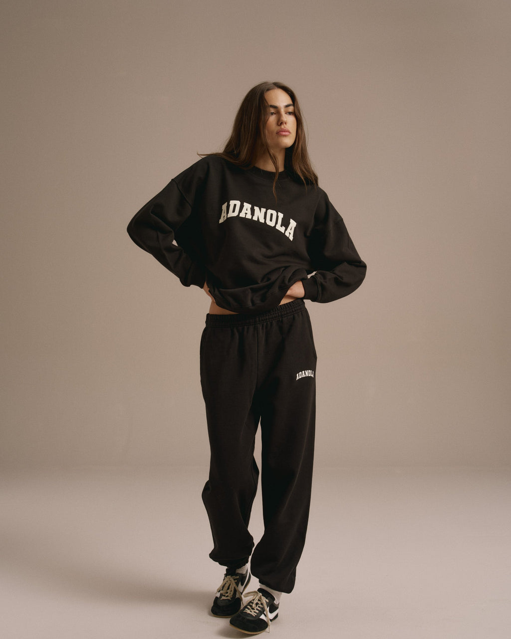 Cuffed Sweatpants - Black