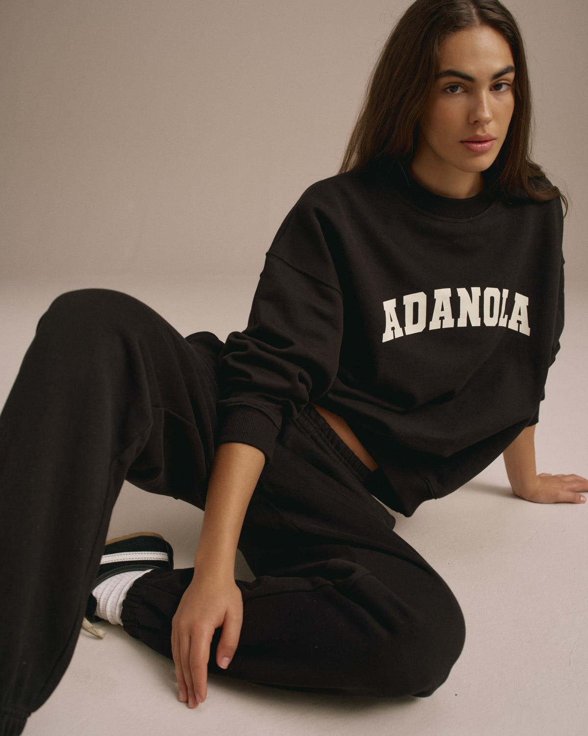Cuffed Sweatpants - Black