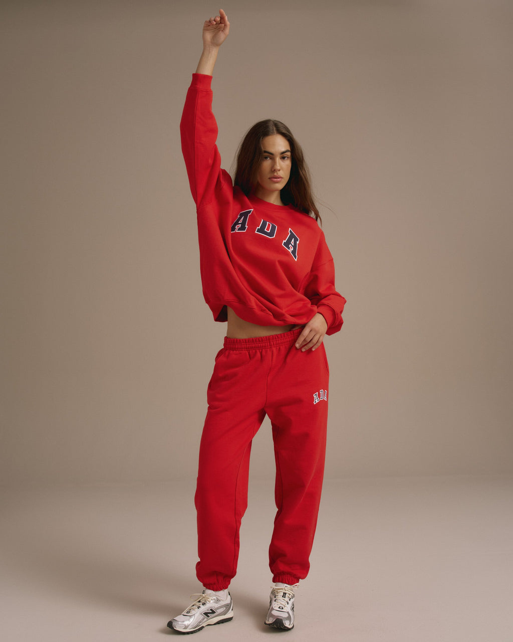 Cuffed Sweatpants - Classic Red