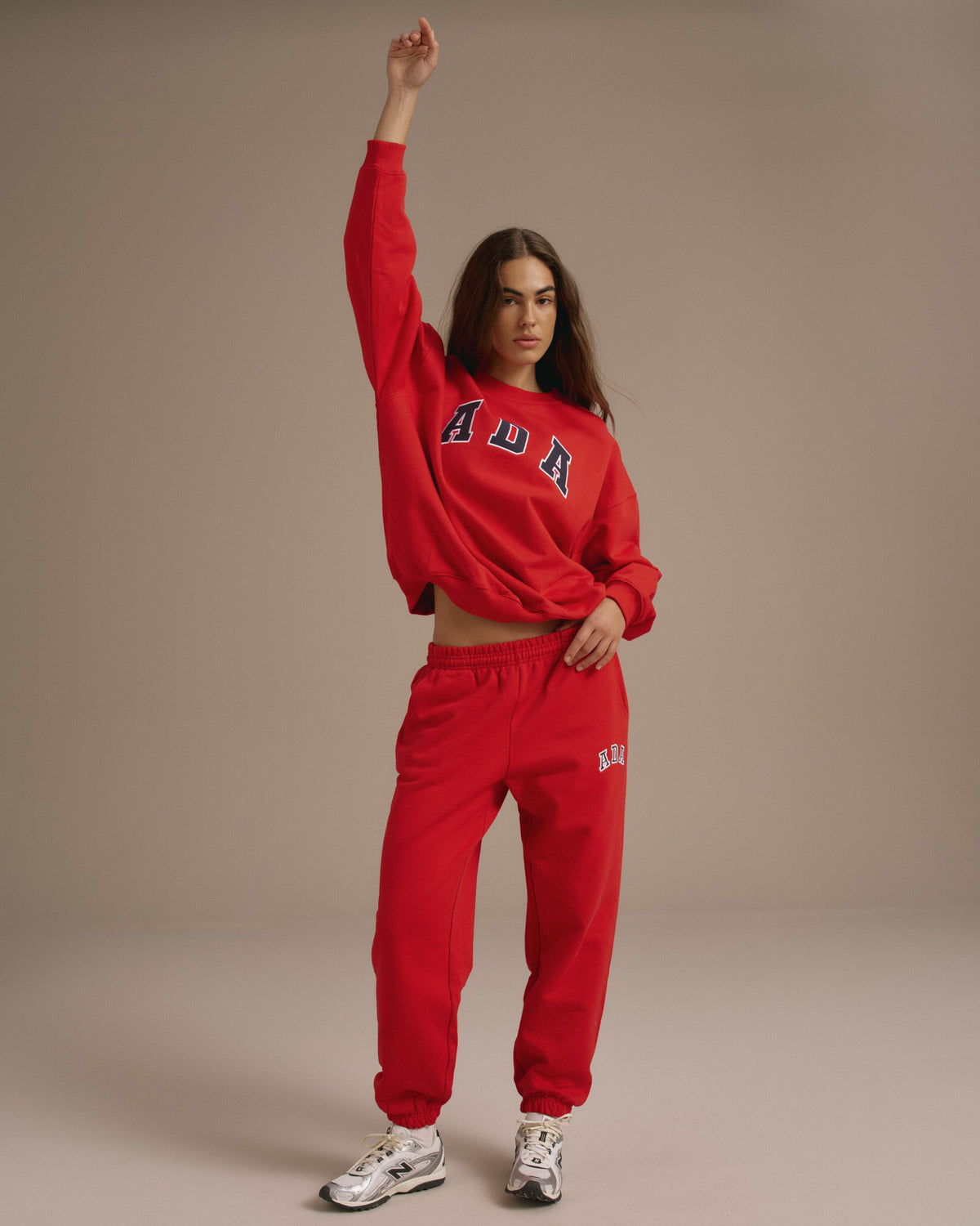 Cuffed Sweatpants - Classic Red
