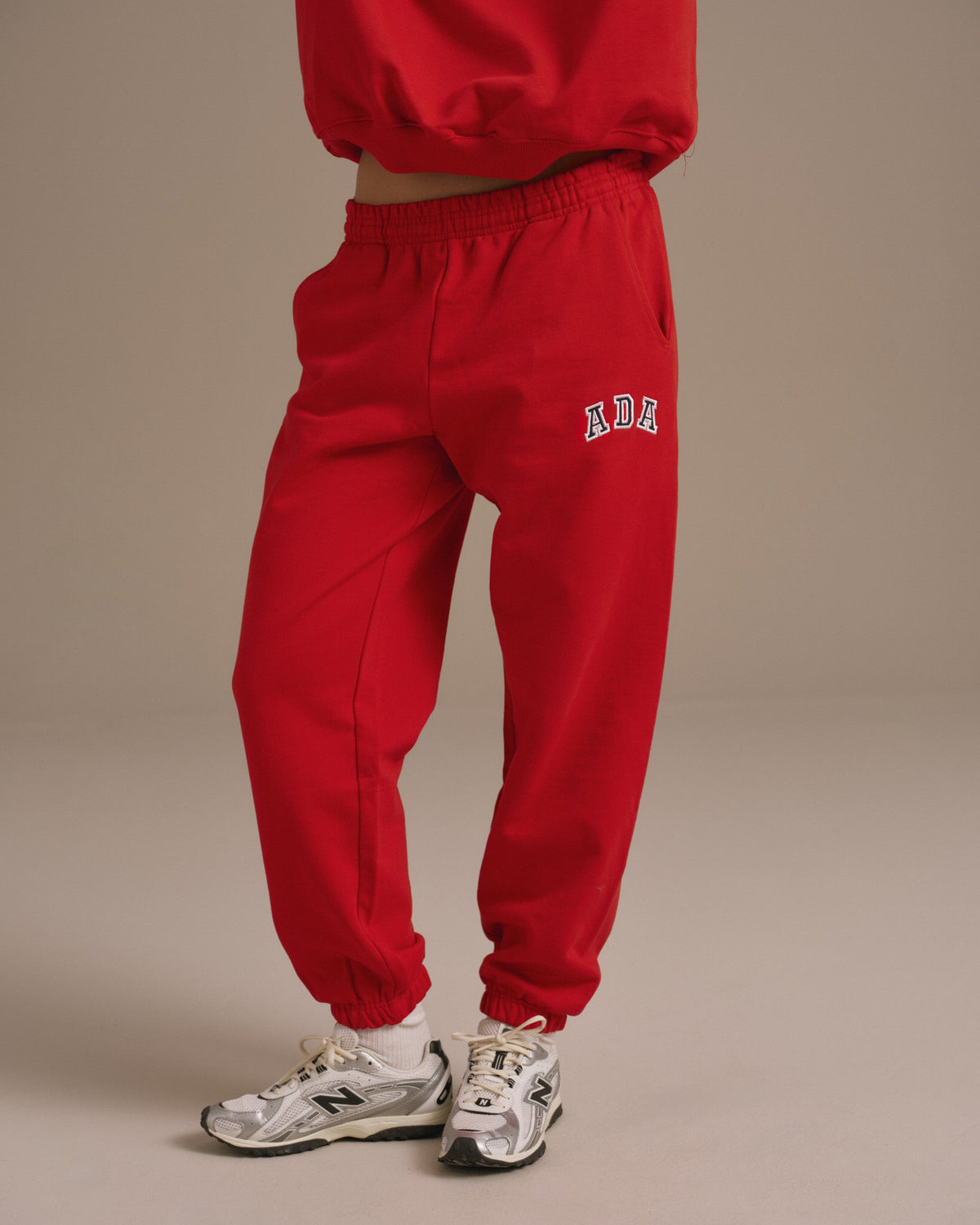 Cuffed Sweatpants - Classic Red