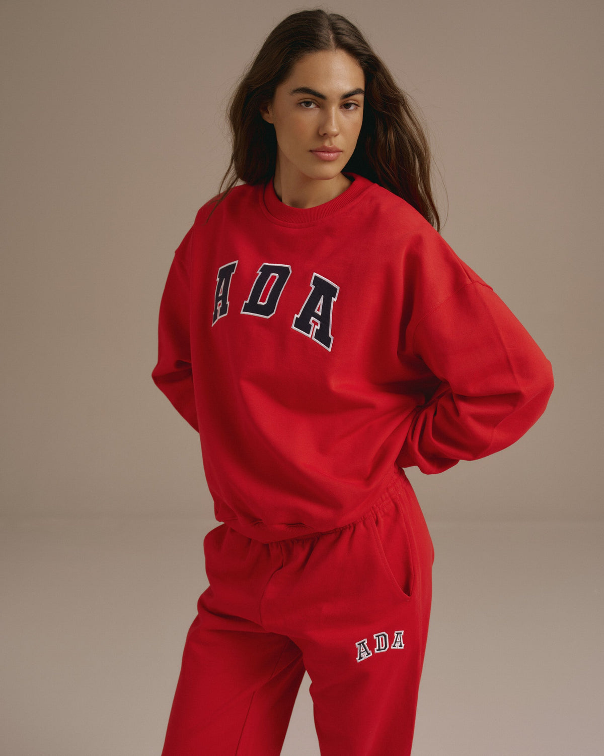 Cuffed Sweatpants - Classic Red