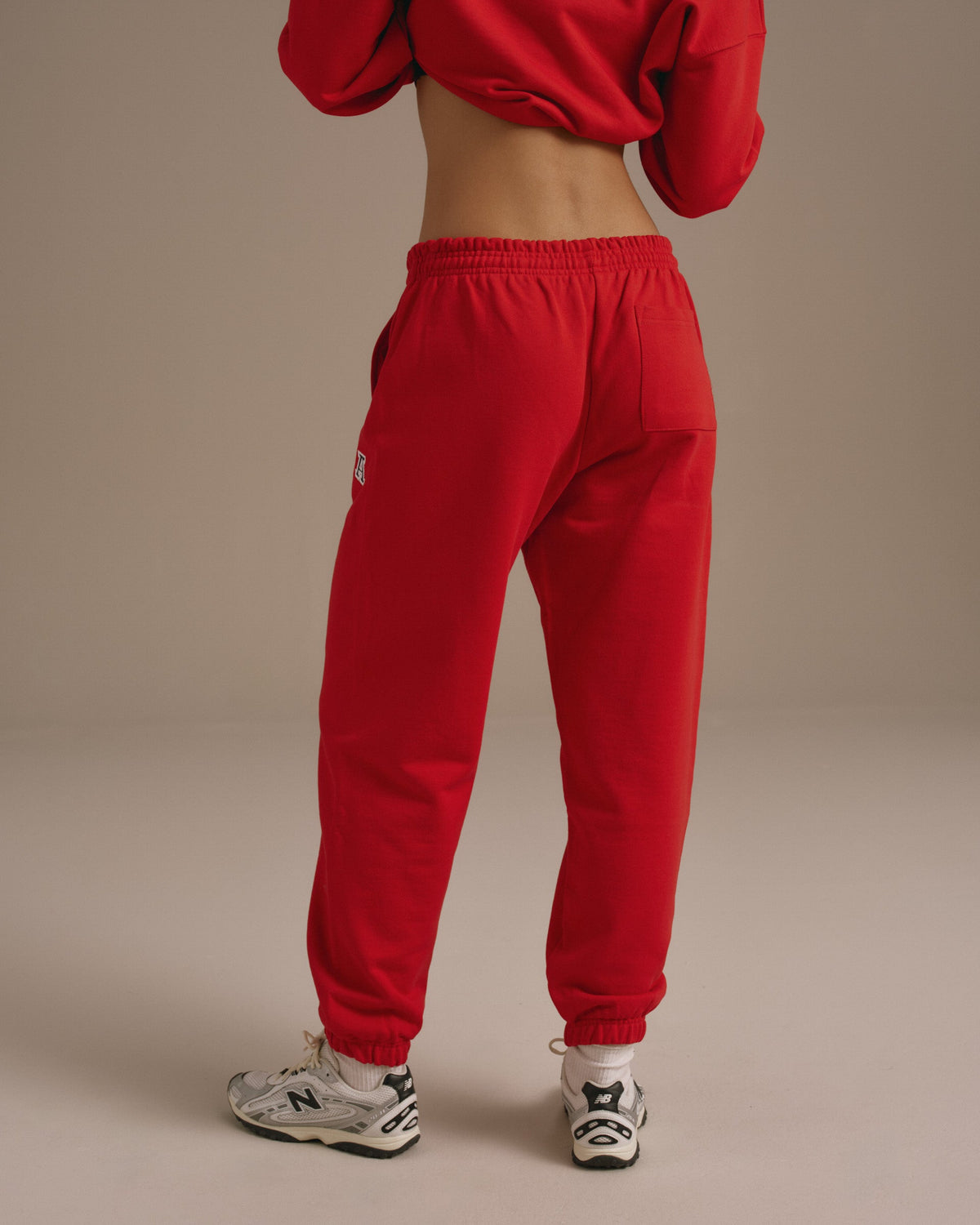 Cuffed Sweatpants - Classic Red
