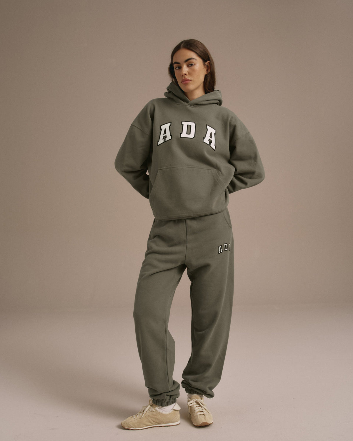 Oversized Hoodie - Olive Green