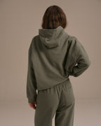 Oversized Hoodie - Olive Green