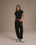 Cuffed Sweatpants - Black