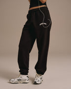 Cuffed Sweatpants - Black