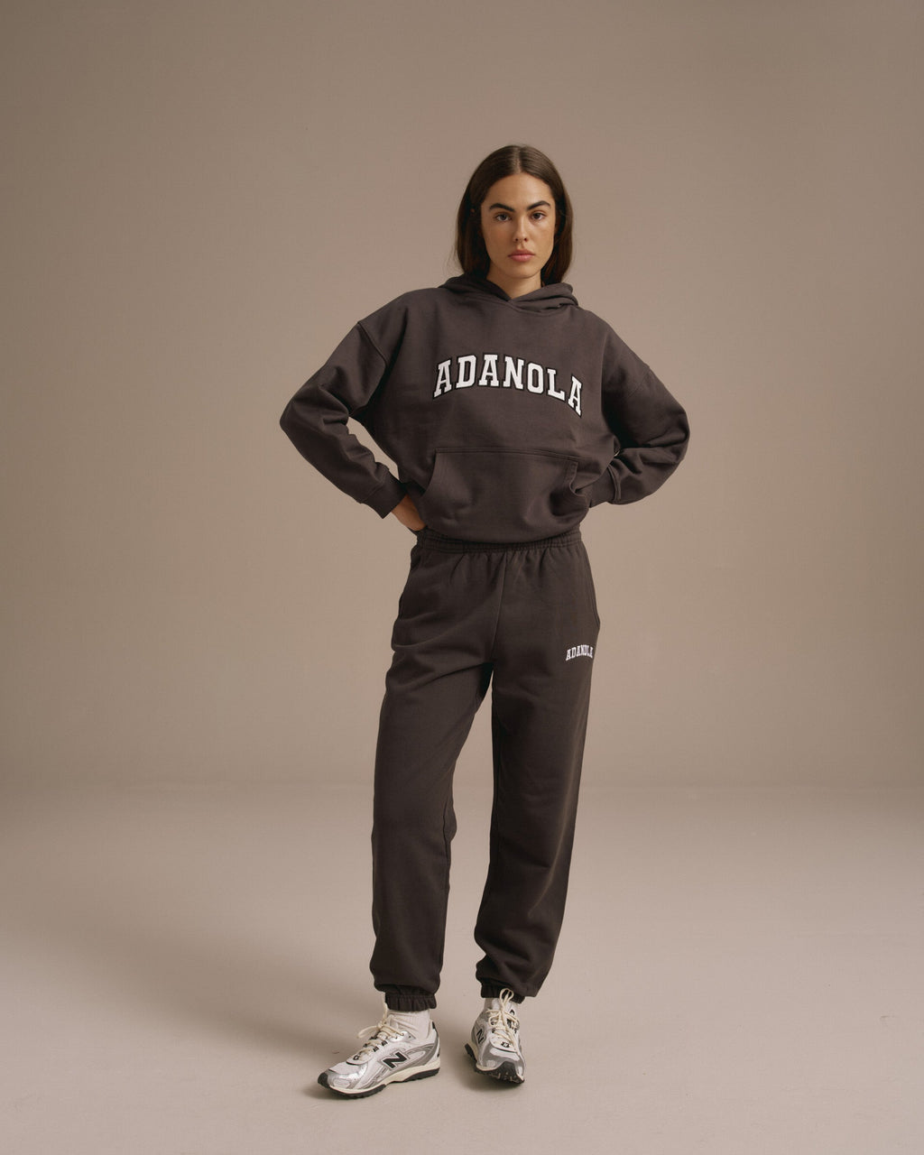 Oversized Hoodie - Washed Coffee Bean