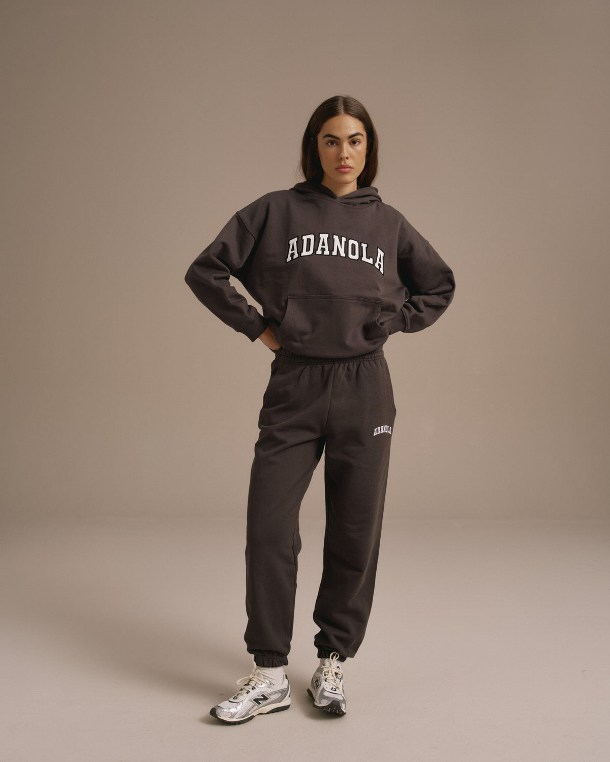 Oversized Hoodie - Washed Coffee Bean