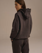 Oversized Hoodie - Washed Coffee Bean