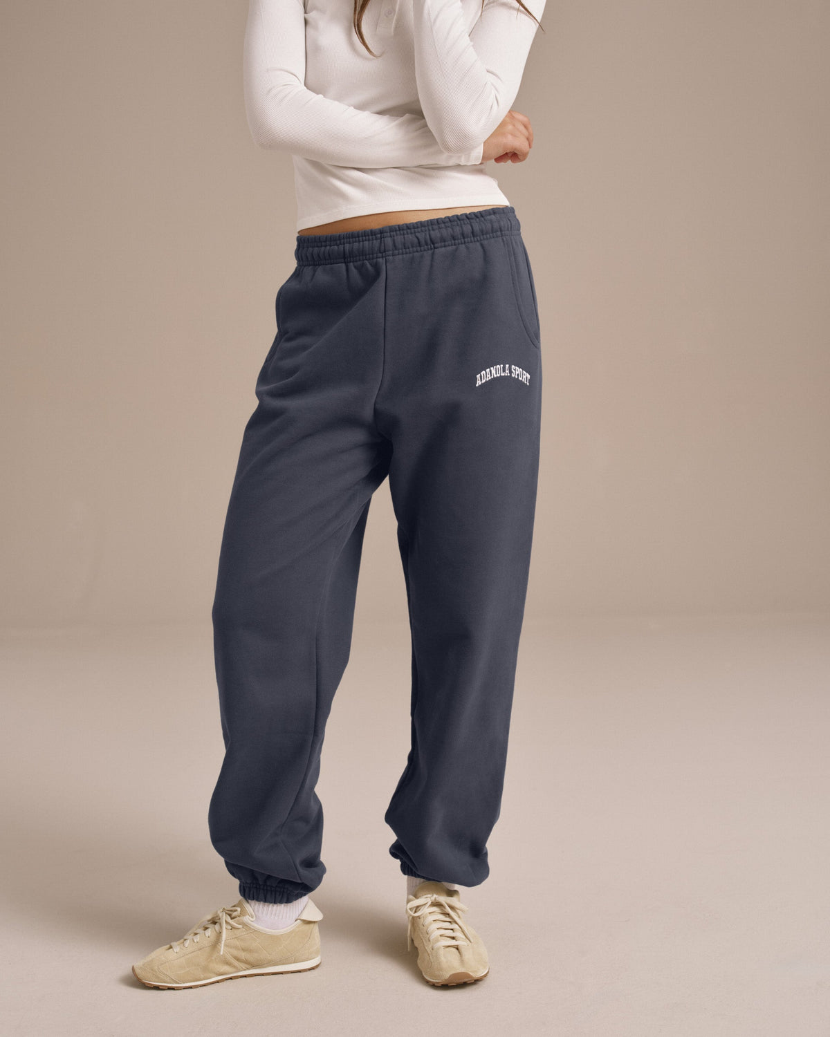 Cuffed Sweatpants - Washed Midnight Blue
