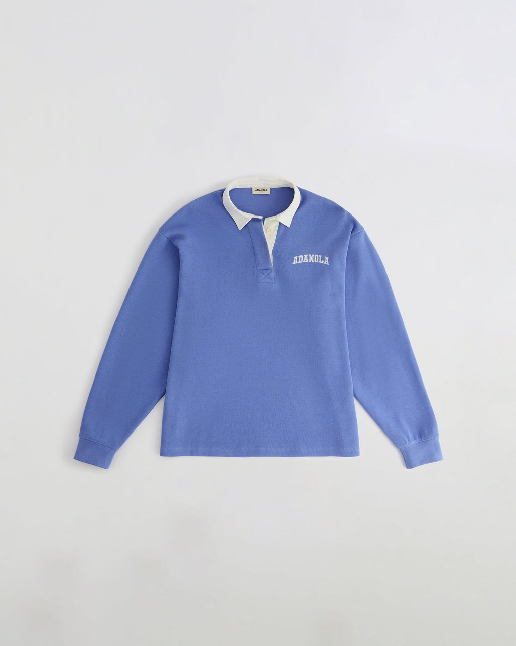 Oversized Rugby Top - Blossom Blue