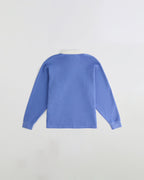Oversized Rugby Top - Blossom Blue