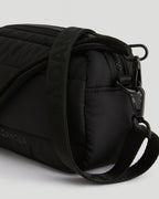Small Branded Multi-Strap Bag - Black