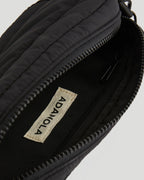 Small Branded Multi-Strap Bag - Black