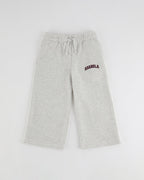 Mini Straight Leg Sweatpants - Light Grey Melange
