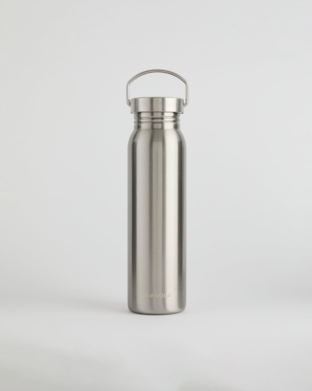 Stainless Steel 750ml Water Bottle - Silver