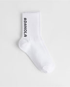2 Pack Adanola Socks - White/Charcoal, Taupe/Charcoal
